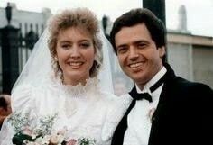 A picture of Kanidlyn Harris Osmond with her ex-husband Jay Osmond.